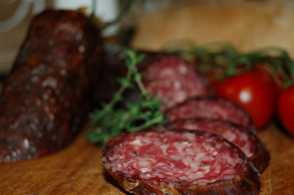 Salami from Bergsdorf meadow cattle, Photo: Agrar GmbH Bergsdorf, Photo: Agrar GmbH Bergsdorf