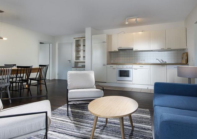 Ferienwohnung mit Wohnzimmer und Küche, Foto: Precise Hotel & Resorts, Lizenz: Precise Hotel & Resorts