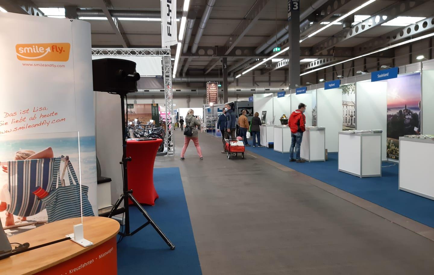 No man far and wide at the travel fair in Erfurt 2020