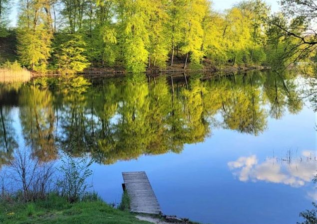 Lake at the house, photo: Nadine Witt, license: Nadine Witt