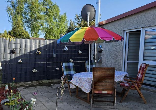 Terrasse Bungalow Familie Schlegel, Foto: Carolin Schlegel, Lizenz: Carolin Schlegel