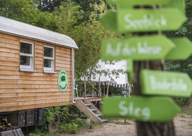 Campingplatz am Großen Wentowsee, Anmeldung, Foto: Susanne Wernicke, Foto und Desing Zehdenick, Lizenz: Christiane Erdmann