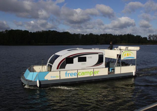 Bootsurlaub im eigenen Campingmobil, Foto: Stefan Schröder, Lizenz: freecamper boot & camping GmbH