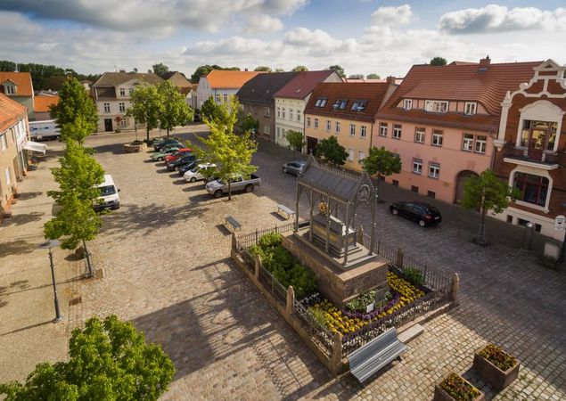 Queen Luise Monument on Schinkelplatz in Gransee, Photo: Thomas Rosenthal, Licence: REGiO-Nord mbH