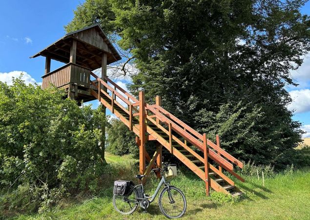 Beobachtungsturm bei Parlow, Foto: Alena Lampe, Lizenz: TMU GmbH