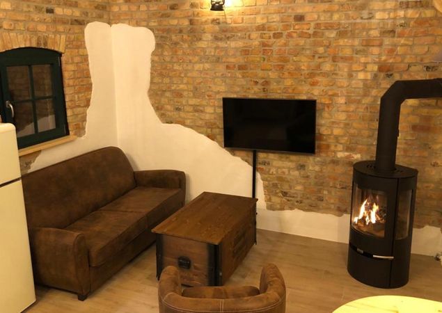 Ferienwohnung Heuboden - Wohnzimmer Ferienwohnung Heuboden - Wohnzimmer