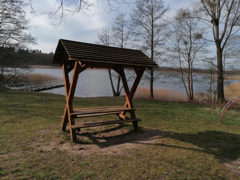 Bathing area at Lake Menow in Steinförde
