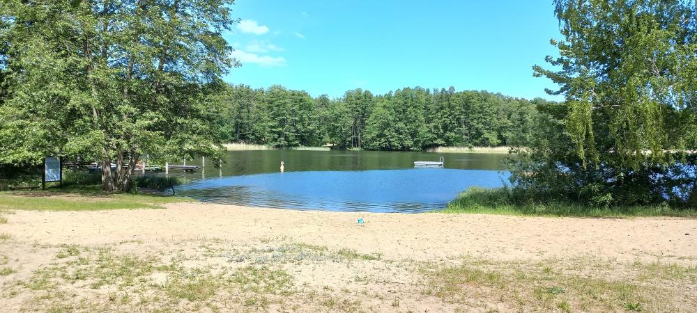 Bathing area at Moderfitzsee in Himmelpfort, Photo: Rhea Knaak, Licence: REGiO-Nord Bathing area at Moderfitzsee in Himmelpfort, Photo: Rhea Knaak, Licence: REGiO-Nord
