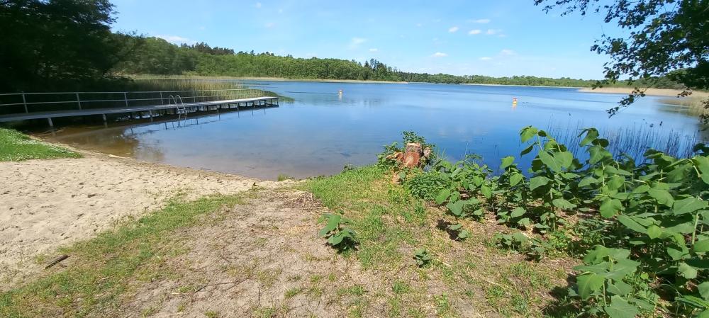 Bathing area at Moderfitzsee in Himmelpfort, Photo: Rhea Knaak, Licence: REGiO-Nord Bathing area at Moderfitzsee in Himmelpfort, Photo: Rhea Knaak, Licence: REGiO-Nord