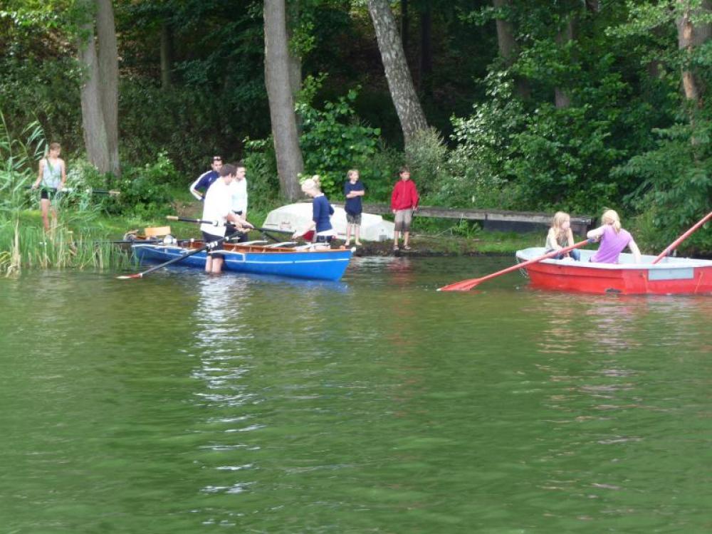 Canoe rental "Natur-Kanu" at the NaturCamping at Ellbogensee