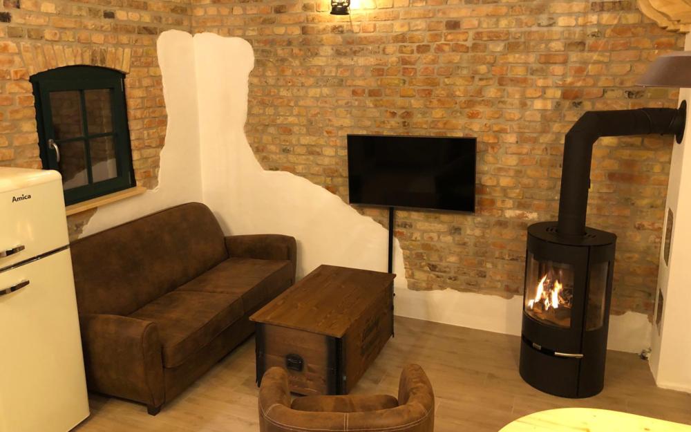 Ferienwohnung Heuboden - Wohnzimmer Ferienwohnung Heuboden - Wohnzimmer